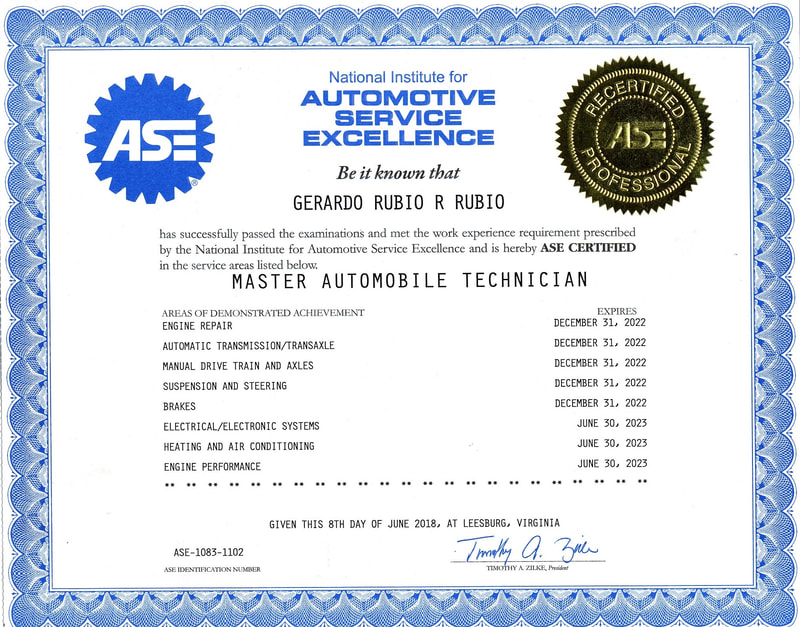 Quality Automotive Certifications
